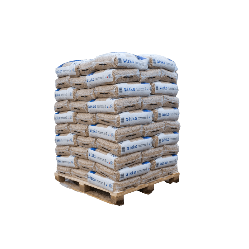 Pellets ISKO Premium – Palette Complète 1050kg (70 sacs de 15kg)